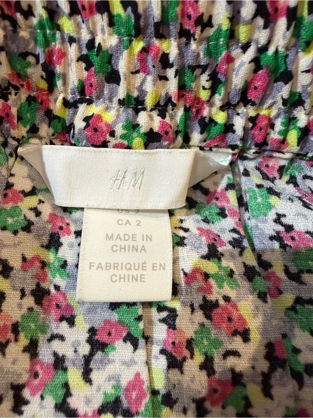 H&M Floral Maxi Skirt in Pink, Green & Cream - Picture 12 of 15